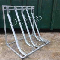 semi vertical bike rack